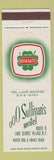 Matchbook Cover - O Sullivan's Motel Lake George Village NY