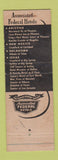 Matchbook Cover - Lincoln Hotel Odessa TX