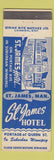 Matchbook Cover - St James Hotel MB #2