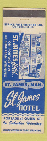 Matchbook Cover - St James Hotel MB #2