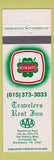 Matchbook Cover - Travelers Rest Inn Brentwood TN