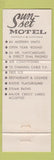 Matchbook Cover - Ingram Court Motel Cheraw SC