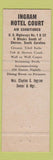Matchbook Cover - Shamrock Motor Lodge Birmingham AL