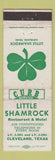Matchbook Cover - Little Shamrock Cleveland TX WEAR