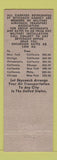 Matchbook Cover - Lamp Lighter Inn Visalia CA POOR