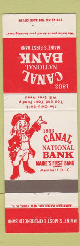 Matchbook Cover - Canal National Bank ME
