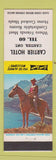Matchbook Cover - Cartier Hotel ON low phone #