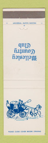 Matchbook Cover - Wellesley Country Club MA