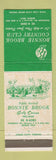 Matchbook Cover - Bonnie Brook Country Club Detroit MI