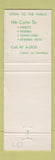 Matchbook Cover - Parker's Motel North Woodstock NH
