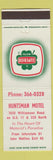 Matchbook Cover - Huntsman Motel VA