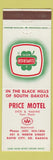 Matchbook Cover - Price Motel Rapid City SD
