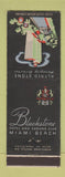 Matchbook Cover - Blackstone Hotel Miami Beach FL
