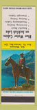 Matchbook Cover - Blue Water Cabins Jackfish Lake Terrace Bay ON