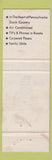 Matchbook Cover - Pennsylvania Dutch Motel Denver PA