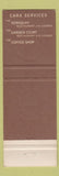 Matchbook Cover - CARA Areo Catering Toronto Airport ON