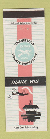 Matchbook Cover - Airport Food Services Philadelphia PA