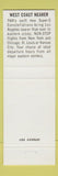 Matchbook Cover - TWA Airlines Los Angeles girlie