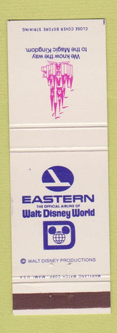 Matchbook Cover - Eastern Airlines Walt Disney World Mickey Mouse