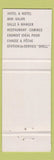 Matchbook Cover - Boyer Lodge Louvicourt QC WEAR