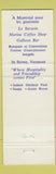 Matchbook Cover - Hotel Grand Motel Montreal QC