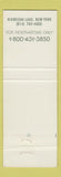 Matchbook Cover - Concord Resort Hotel Kiamesha Lake NY