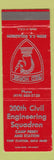 Matchbook Cover - 200th Civil Engineering Squadron Port Clinton OH