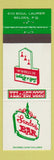 Matchbook Cover - landry Bar Beloeil QC