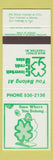Matchbook Cover - Cloverbelt Credit Union Tigerton WI