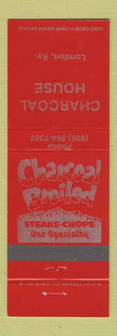 Matchbook Cover - Charcoal House London KY