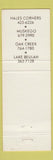 Matchbook Cover - Clifford's Supper Hales Corners Lake Beulah Musekgo WI PINK