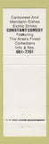 Matchbook Cover - King Ho Restaurant Comedy Club Cambridge MA