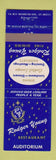 Matchbook Cover - Rodger Young Restaurant Los Angeles CA