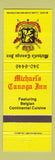Matchbook Cover - Michael's Canoga Inn Canoga Park CA