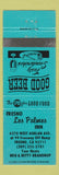 Matchbook Cover - Fresno Los Palmas Inn Fresno CA