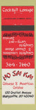 Matchbook Cover - Ho Sai Kai Chinese Marysville MI