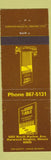 Matchbook Cover - The Good Table Restaurant Harwood Heights IL