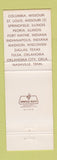 Matchbook Cover - Heritage House Smogasbord Springfield IL