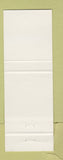 Matchbook Cover - Yves St Pierre Portage Beach QC pinup LIGHT BLUE BAND