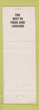 Matchbook Cover - Highland House Restaurant Motel Paintsville KY