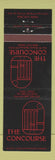 Matchbook Cover - The Concourse Madison WI