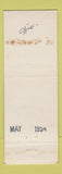 Matchbook Cover - Kilbourn Gardens Sturtevant WI WEAR