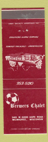 Matchbook Cover - Brewers Chalet Milwaukee WI