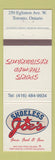 Matchbook Cover - Shoeless Joe's Restaurant Toronto ON