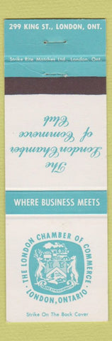 Matchbook Cover - London Chamber of Commerce ON