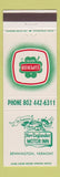 Matchbook Cover - New Englander Motor Inn Bennington VT #3