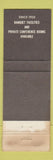 Matchbook Cover - Alioto's San Francisco CA WEAR