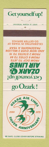 Matchbook Cover - Ozark Airlines 1975 WEAR