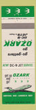 Matchbook Cover - Ozark Airlines DC-9 Jet