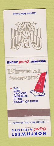 Matchbook Cover - Northwest Orient Airlines Hula Girlie #1